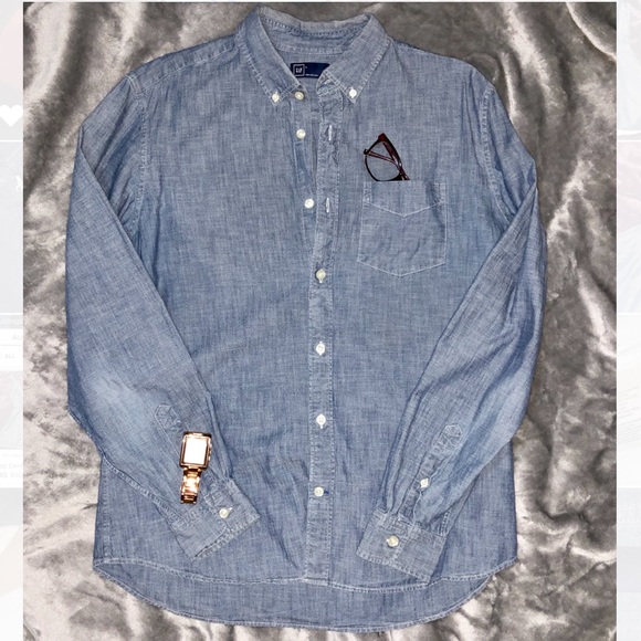 Perfect Denim Gap Shirt - Picture 2 of 5